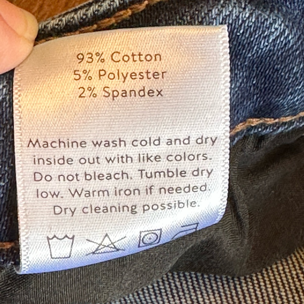 JBD | High Rise Cropped Wide Leg Jeans Raw Hem, Size 26 - Picture 9 of 13